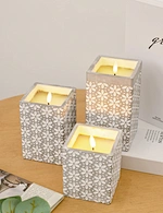 flameless wax candles